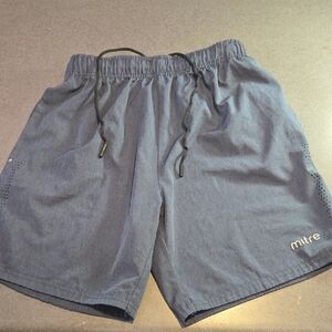 Mitre Storm Blue Athletic Shorts